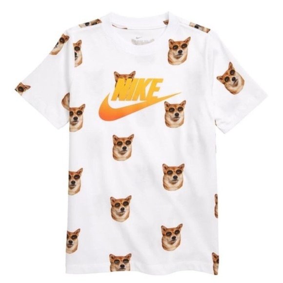 Nike Tshirt Youth Xl Menswear Shiba Inu 